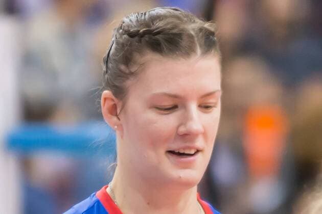 Renata Sandor (Allianz MTV Stuttgart, 7); Porträt, Einzelbild, Volleyball, 1. Bundesliga Frauen, Allianz MTV Stuttgart - Schwarz-Weiß Erfurt,