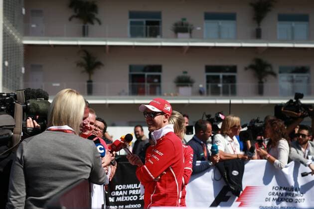 Motorsports: FIA Formula One World Championship WM Weltmeisterschaft 2017, Grand Prix of Mexico, 5 Sebastian Vettel (GER, Scuderia Ferrari), Mexico-City Mexico