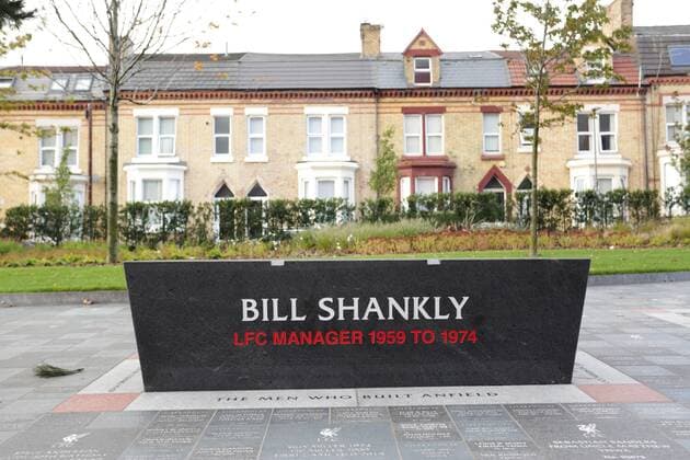 PXL_Anfield football stadium 15.10.2017., Liverpool, England - Anfield is a football stadium which has a seating capacity of 54,074 making it the sixth largest football stadium in England. It has been the home of Liverpool F.C. since their formation in 1892. It was originally the home of Everton F.C. from 1884 to 1891. The stadium has four stands: the Spion Kop, Main Stand, The Centenary Stand (later to be renamed The Kenny Dalglish Stand) and Anfield Road. The gate at the ground is named after former Liverpool manager Bill Shankly.  LukaxStanzl PIXSELL