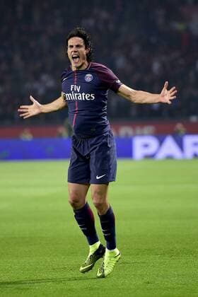 joie des joueurs du PSG apres le but de CAVANI Edinson PSG FOOTBALL PSG vs Nice Conforama Ligue1 27 10 2017 JBAutissier Panoramic 