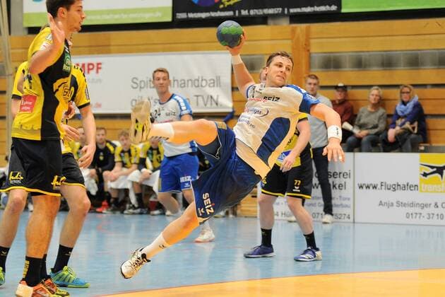 Daniel Reusch (TV Neuhausen 8) TV Neuhausen,Handball,Maenner,3.Liga Sued,27.10.2017, Foto:TBaur Eibner Metzingen Copyright: xBaurT Eibner-Pressefotox EP_ToBa