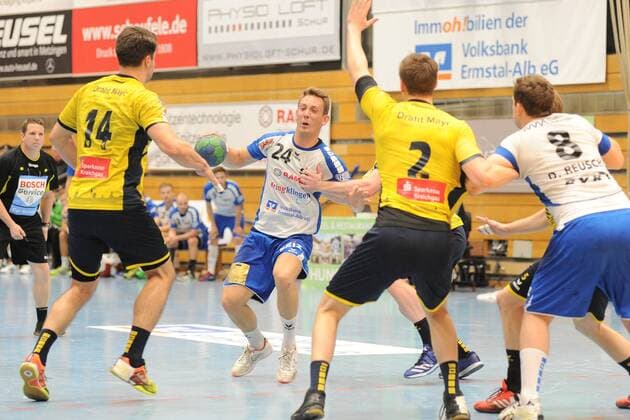 Lukas Fischer (TV Neuhausen 24) TV Neuhausen,Handball,Maenner,3.Liga Sued,27.10.2017, Foto:TBaur Eibner Metzingen Copyright: xBaurT Eibner-Pressefotox EP_ToBa