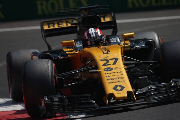 27.10.2017 - Free Practice 2, Nico Hulkenberg (GER) Renault F1 Team RS17 Mexican Grand Prix, Mexico City 26 - 29 October 2017 27.10.2017 - Free Practice 2, Nico Hulkenberg (GER) Renault Sport F1 Team RS17 