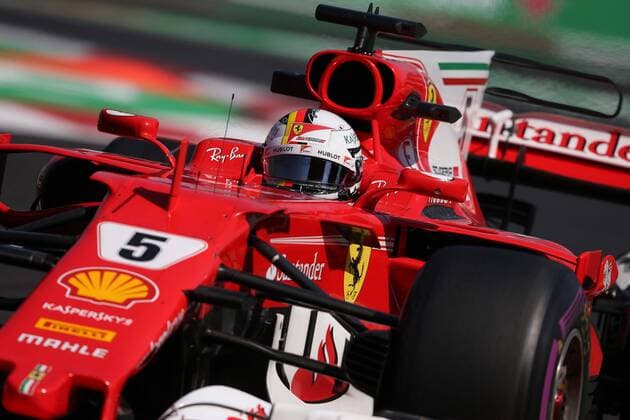 27.10.2017 - Free Practice 2, Sebastian Vettel (GER) Scuderia Ferrari SF70H Mexican Grand Prix, Mexico City 26 - 29 October 2017 27.10.2017 - Free Practice 2, Sebastian Vettel (GER) Scuderia Ferrari SF70H 