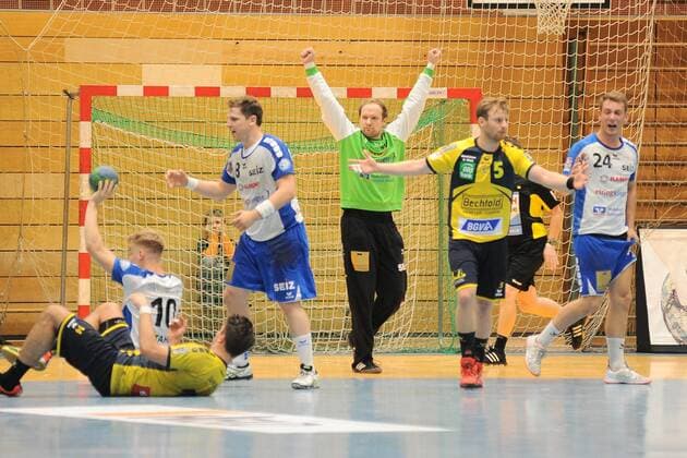 Simon Toelke (TV Neuhausen 1) TV Neuhausen,Handball,Maenner,3.Liga Sued,27.10.2017, Foto:TBaur Eibner Metzingen Copyright: xBaurT Eibner-Pressefotox EP_ToBa