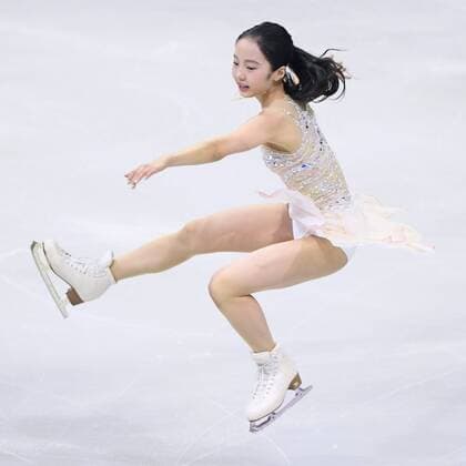 Figure skating Eiskunstlauf Honda at Skate Canada Marin Honda of Japan performs during the women s short program at Skate Canada International in Regina, Canada, on Oct. 27, 2017. Honda finished 10th in her Grand Prix competition debut in the 