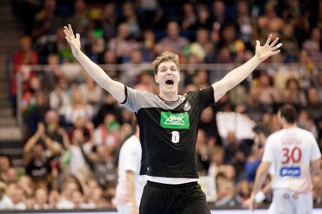 Finn Lemke (Nr. 6 Deutschland) Deutschland - Spanien Magdeburg Copyright: xDanielxReinelt xEibner-Pressefotox EP_drt