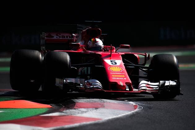 28.10.2017 - Free Practice 3, Sebastian Vettel (GER) Scuderia Ferrari SF70H Mexican Grand Prix, Mexico City 26 - 29 October 2017 28.10.2017 - Free Practice 3, Sebastian Vettel (GER) Scuderia Ferrari SF70H 