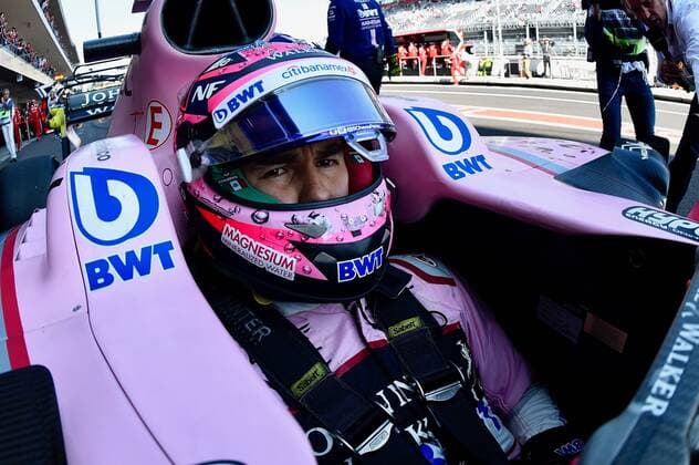 Sergio Perez (MEX 11) Sahara Force India F1 Team, 3tes freies Training, Motorsport, Formel 1, 28.10.2017, MEXICO Copyright: xAndre Eibner-Pressefotox EP_JAE