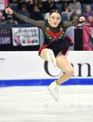 Figure skating Eiskunstlauf Rika Hongo 6th at Skate Canada Rika Hongo of Japan performs in the women s singles free program at Skate Canada International at Brandt Center in Regina, Canada, on Oct. 28, 2017. Hongo finished sixth with 176.34. 