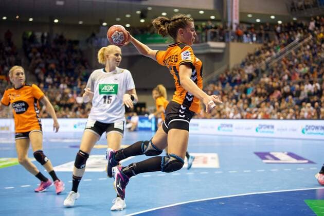Handball Magdeburg 28.10.2017 Länderspiel Nationalmannschaft DHB Frauen Deutschland (GER) - Niederlande (NED) Kelly Johanna Vollebregt (Niederlande, No.31)