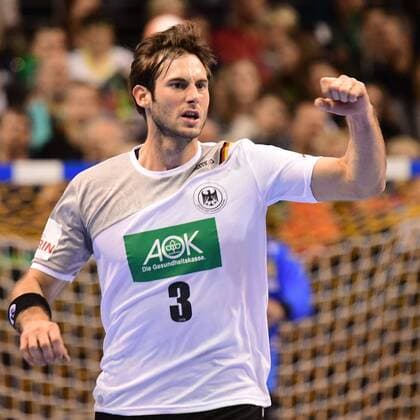 Deutschland, Berlin , Max Schmeling Halle , Handball , Nationalmannschaft der Männer , Saison 2017 2018 , Deutschland ( GER ) - Spanien ( ESP ) , Uwe Gensheimer ( GER ) ( ESP )