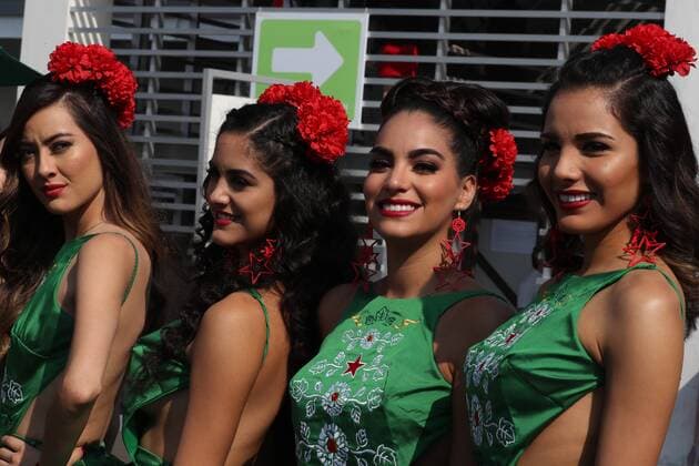 Formel 1, GP Mexiko, Grid Girls 29.10.2017 - Grid Girls Mexican Grand Prix, Mexico City 26 - 29 October 2017 29.10.2017 - Grid Girls 