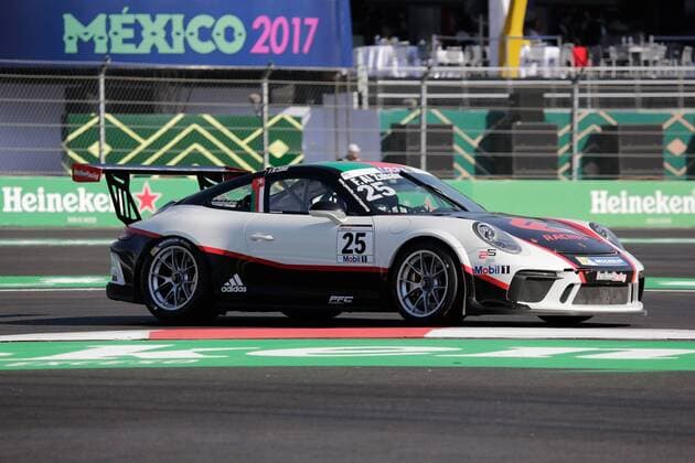 Al Faisal Al Zubair, Lechner Racing, Porsche Supercup, formula 1 GP, Mexiko; Mexiko Stadt; 29.10.2017 Photo:mspb Lukas Gorys Al Faisal Al Zubair, Porsche Supercup, Mexiko;