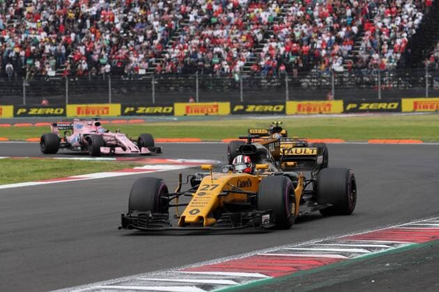 Formel 1, GP Mexiko 29.10.2017 - Race, Nico Hulkenberg (GER) Renault F1 Team RS17 Mexican Grand Prix, Mexico City 26 - 29 October 2017 29.10.2017 - Race, Nico Hulkenberg (GER) Renault Sport F1 Team RS17 