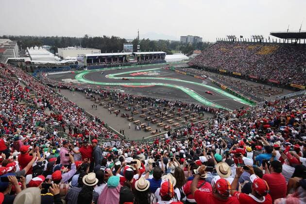 29.10.2017 - Race, Kimi Raikkonen (FIN) Scuderia Ferrari SF70H Mexican Grand Prix, Mexico City 26 - 29 October 2017 29.10.2017 - Race, Kimi Raikkonen (FIN) Scuderia Ferrari SF70H 