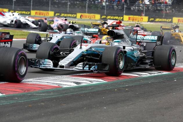 Motorsports: FIA Formula One World Championship WM Weltmeisterschaft 2017, Grand Prix of Mexico, Start, 44 Lewis Hamilton (GBR, Mercedes AMG Petronas F1 Team), Mexico-City Mexico