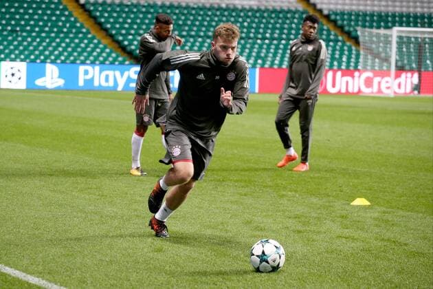 Manuel Wintzheimer (FC Bayern Muenchen 20), Training, Celtic Glasgow vs FC Bayern Muenchen, Champions League, Fussball, 30.10.2017, Glasgow Copyright: xLanger Eibner-Pressefotox EP_HLR