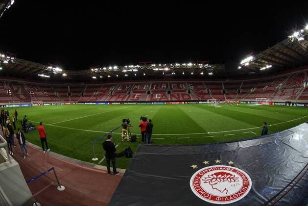 The Karaiskakis Arena in Neo Faliro Piraeus First training and press conference PK Pressekonferenz of FC Barcelona Barca in Piraeus for the UEFA Champions League match gainst Olympiakos Piraeus, in Piraeus on October 30, 2017