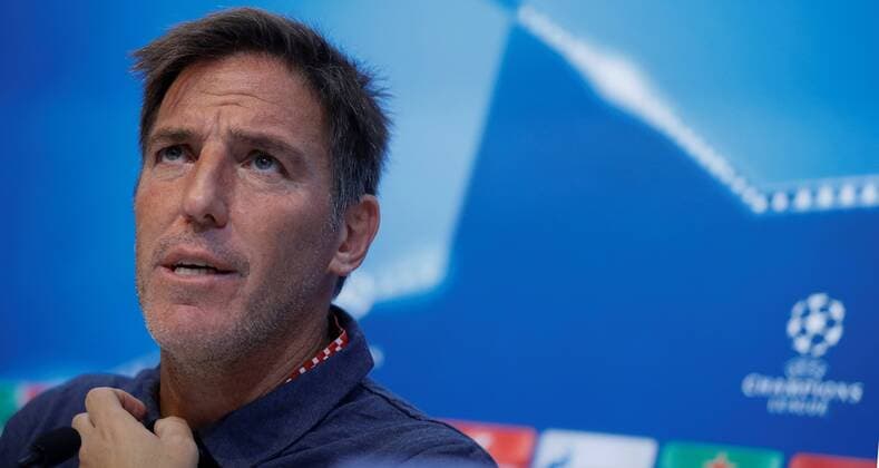 Sevilla s Argentinian head coach, Eduardo Toto Berizzo, attends a press conference PK Pressekonferenz in Sevilla, southest Spain, 31 October 2017. Sevilla play against Spartak Moscow in an UEFA Champions League Group soccer match at Ramon Sanchez Pizjuan Stadium next 01 November 2017. SEVILLA FC PRESS CONFERENCE !ACHTUNG: NUR REDAKTIONELLE NUTZUNG!  Copyright: xJoséxManuelxVidalx ICE03 20171031-636450609655464784