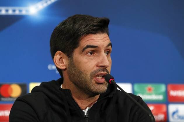 coach Paulo Fonseca of FC Shakhtar Donetsk during a press conference PK Pressekonferenz prior the UEFA Champions League group F match between Shakhtar Donetsk and Feyenoord Rotterdam at Metalist Stadium on October 31, 2017 in Kharkiv, Ukraine UEFA Champions League 2017 2018 xVIxVIxImagesx xMauricexvanxSteenxIVx 9172685