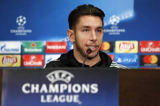 keeper Brad Jones of Feyenoord during a press conference PK Pressekonferenz prior the UEFA Champions League group F match between Shakhtar Donetsk and Feyenoord Rotterdam at Metalist Stadium on October 31, 2017 in Kharkiv, Ukraine UEFA Champions League 2017 2018 xVIxVIxImagesx xMauricexvanxSteenxIVx 9172887