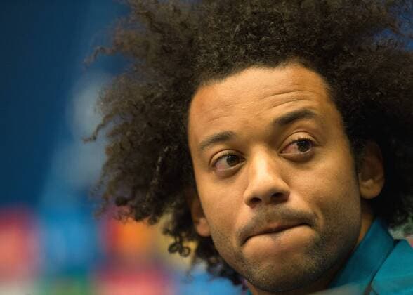 Marcelo of Real Madrid during the press conference PK Pressekonferenz on the eve of the UEFA Champions League match between Tottenham Hotspur and Real Madrid at Wembley Stadium, London, England on 31 October 2017. Copyright: xVincexMignottx 17450030