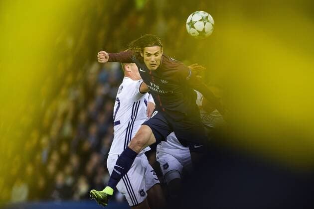 CAVANI Edinson PSG FOOTBALL PSG vs Anderlecht Ligue des Champions 31 10 2017 JBAutissier Panoramic 