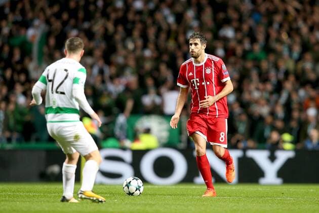 Callum McGregor ( Celtic Glasgow 42 ) Javier Martinez (FC Bayern Muenchen 8), Celtic Glasgow vs FC Bayern Muenchen, Champions League, Fussball, 31.10.2017, Glasgow Copyright: xLanger Eibner-Pressefotox EP_HLR
