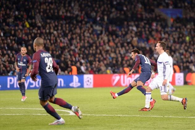 Bilder des Tages - SPORT 10 NEYMAR JR psg BUT FOOTBALL Paris SG vs Anderlecht Ligue des Champions 31 10 2017 AnthonyBIBARD FEP Panoramic 