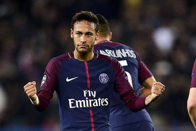 joie de Neymar Jr PSG apres son but FOOTBALL PSG vs Anderlecht Ligue des Champions 31 10 2017 JBAutissier Panoramic 