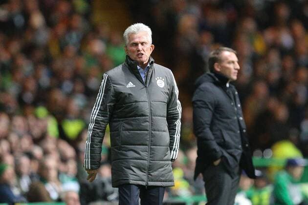 Sauer, geladen Chef-Trainer Jupp Heynckes (FC Bayern Muenchen), Celtic Glasgow vs. FC Bayern Muenchen, Fussball, Vorrunde, Champions League, 31.10.2017 Glasgow Glasgow Schottland