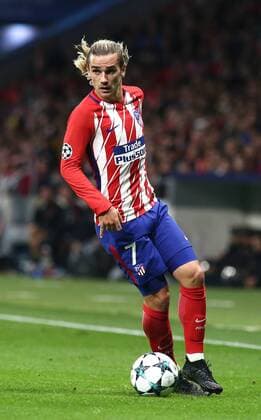 Madrid Spain 31th October 2017 Antoine Griezmann forward from Atletico de Madrid during UEFA Champions League group stage matchday 3 against QarabaÄü FK at Wanda Metropolitano Photo by Ivan Abanades Medina Cordon Press  xIvanxAbanadesxMedinax xAtleticoxdexMadridx-xQarabaÄüxFKx
