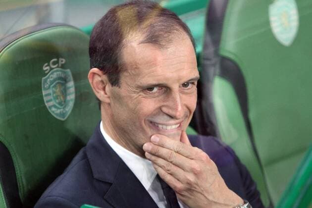 October 31, 2017 - Lisbon, Portugal - Juventus Italian head coach Massimiliano Allegri during the UEFA Champions League football match Sporting CP vs Juventus at the Alvalade stadium in Lisbon, Portugal on October 31, 2017. Photo: Sporting CP v Juventus - UEFA Champions League  - ZUMAn230 20171031_zaa_n230_284 Copyright: xPedroxFiuzax