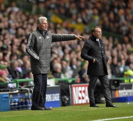 31.10.2017, Fussball UEFA Champions League 2017 2018, Gruppenphase, 4.Spieltag, Celtic Glasgow - FC Bayern München, im Celtic-Park Stadion Glasgow, Schottland. Trainer Jupp Heynckes (FC Bayern München) ,