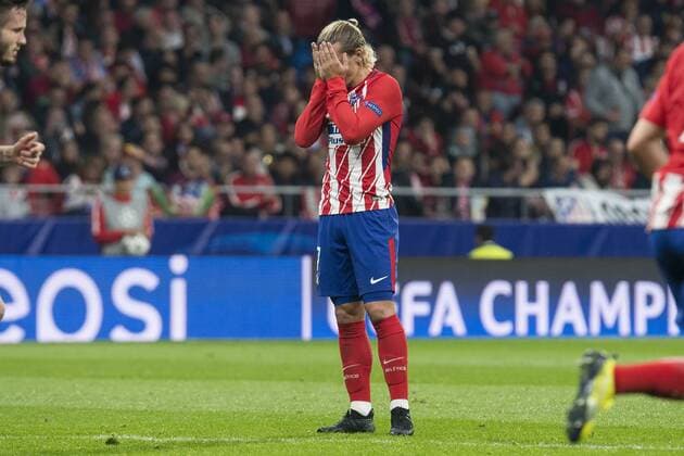 Atletico de Madrid Antoine Griezmann during UEFA Champions League match between FK Qarabag and Atletico de Madrid at Wanda Metropolitano in Madrid, Spain. October 31, 2017.  (20171031027)