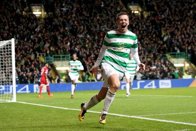 Callum McGregor ( Celtic Glasgow 42 ) nach dem 1:1, Celtic Glasgow vs FC Bayern Muenchen, Champions League, Fussball, 31.10.2017, Glasgow Copyright: xLanger Eibner-Pressefotox EP_HLR