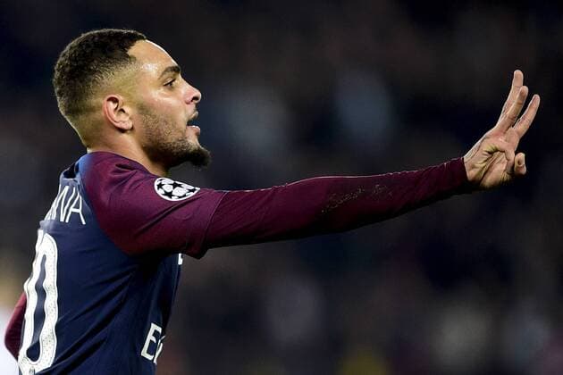 Bilder des Tages - SPORT joie de KURZAWA Layvin PSG apres son troisieme but FOOTBALL PSG vs Anderlecht Ligue des Champions 31 10 2017 JBAutissier Panoramic 