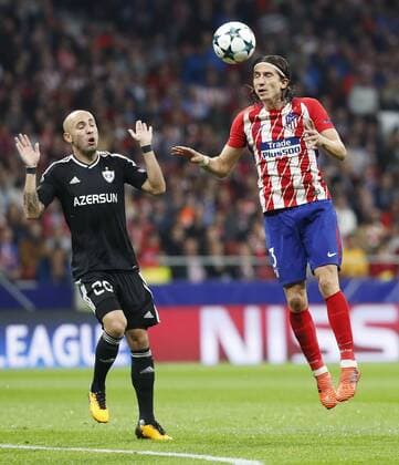 PARTIDO FASE DE GRUPOS CHAMPIONS LEAGUE GRUPO C ENTRE EL ATLETICO DE MADRID Y EL QARABAG. 