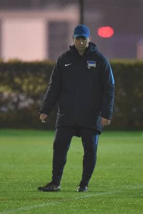 Fussball, Herren, Europa League, Saison 2017 2018, Abschlusstraining von Hertha BSC einen Tag vor dem Heimspiel gegen Sorja Luhansk, Trainer Pal Dardai (Hertha BSC), 01.11.17, Copyright: xMichaelxHundtx xMatthiasxKochx