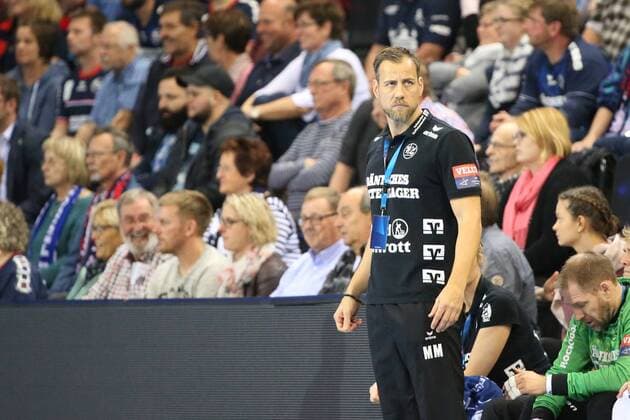 SG Flensburg-Handewitt - RK Celje Pivovarna Lasko, EHF Champions League; Flensburg, 01.11.17 Flensburg, 01.11.17, Handball, VELUX EHF Champions League, Saison 2017 2018, Gruppenphase, SG Flensburg-Handewitt - RK Celje Pivovarna Lasko : Maik Machulla (SG Flensburg-Handewitt, Trainer)