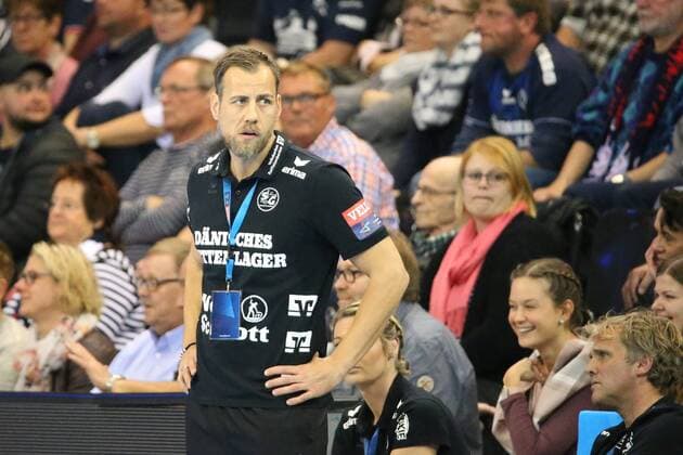 SG Flensburg-Handewitt - RK Celje Pivovarna Lasko, EHF Champions League; Flensburg, 01.11.17 Flensburg, 01.11.17, Handball, VELUX EHF Champions League, Saison 2017 2018, Gruppenphase, SG Flensburg-Handewitt - RK Celje Pivovarna Lasko : Maik Machulla (SG Flensburg-Handewitt, Trainer)