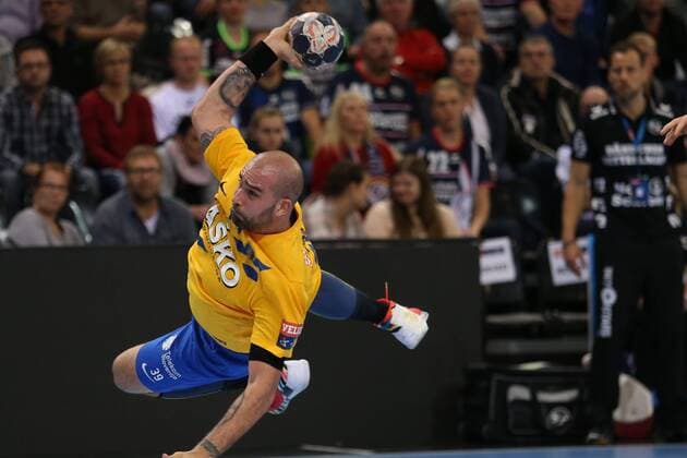 SG Flensburg-Handewitt - RK Celje Pivovarna Lasko, EHF Champions League; Flensburg, 01.11.17 Flensburg, 01.11.17, Handball, VELUX EHF Champions League, Saison 2017 2018, Gruppenphase, SG Flensburg-Handewitt - RK Celje Pivovarna Lasko : Igor Anic (RK Celje Pivovarna Lasko, 39)
