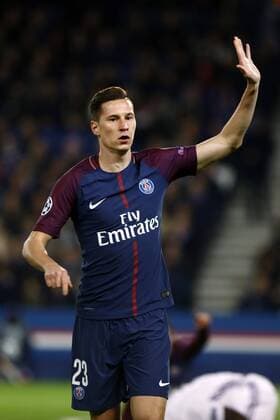 October 31, 2017 - Paris, Ile-de-France, France - Julian Draxler during the UEFA Champions League Group B football match between Paris Saint-Germain (PSG) and Anderlecht (RSCA) on October 31, 2017, at the Parc des Princes stadium in Paris. Paris Saint-Germain v RSC Anderlecht - UEFA Champions League  - ZUMAn230 20171031_zaa_n230_681 Copyright: xMehdixTaamallahx