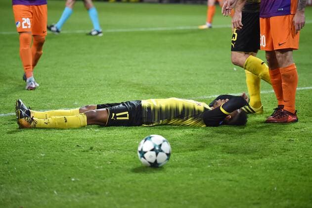 Bilder des Tages - SPORT 01.11.2017, Fussball Champions League, Saison 2017 2018, Vorrunde, 4. Spieltag, Borussia Dortmund - APOEL Nikosia, Pierre Emerick Aubameyang (Borussia Dortmund)