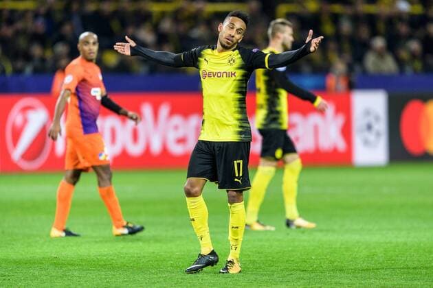 Pierre-Emerick Aubameyang (Borussia Dortmund 17) beim Champions League Spiel zwischen Borussia Dortmund und Apoel FC am 01.11.2017, Dortmund Copyright: xSchuelerx xEibnerx-xPressefotox EP_EER