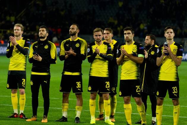 Bilder des Tages - SPORT Dortmund, Germany 01.11.2017, UEFA Champions League - 2017 18 Season, Gruppenphase - Gruppe H -4. Spieltag, Borussia Dortmund - APOEL Nikosia, Dortmunder enttaeuscht, enttaeuschung ( DeFodi053