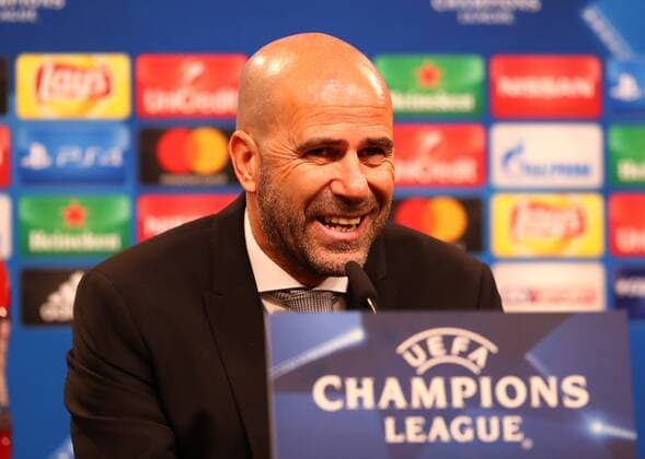 Mittwoch 01.11.2017, Saison 2017 2018, UEFA Champions League, 4. Spieltag im Dortmunder Signal Iduna Park, BVB 09 Borussia Dortmund - Apoel Nikosia, Peter Bosz (Trainer, BVB) auf der anschliessenden Pressekonferenz