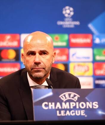 Mittwoch 01.11.2017, Saison 2017 2018, UEFA Champions League, 4. Spieltag im Dortmunder Signal Iduna Park, BVB 09 Borussia Dortmund - Apoel Nikosia, Peter Bosz (Trainer, BVB) auf der anschliessenden Pressekonferenz
