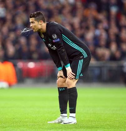 November 1, 2017 - London, United Kingdom - Cristiano Ronaldo of Real Madrid CF .during ChampionS League Group H match between Tottenham Hotspur against Real Madrid at Wembley Stadium London on 1 Oct 2017 Tottenham Hotspur v Real Madrid - UEFA Champions League  - ZUMAn230 20171101_zaa_n230_481 Copyright: xKieranxGalvinx